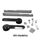 Sistema Deslizante Evo | P/ 1 Porta De 40 A 60kg | Preto | Ba